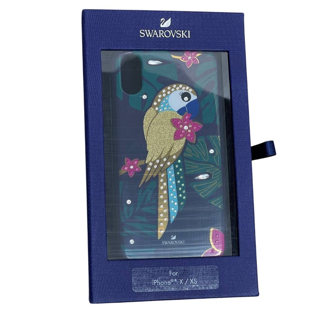 Swarovski Parrot iPhone XS / X  Case Multicolored